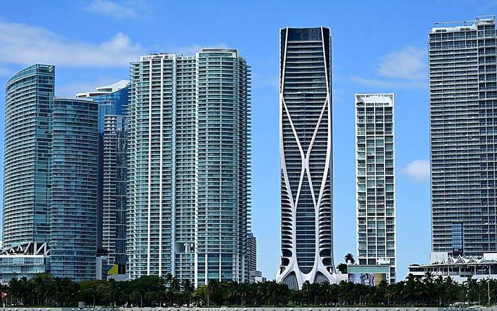 Modern IP security camera system installed on Miami commercial building by MrRhinoConnect